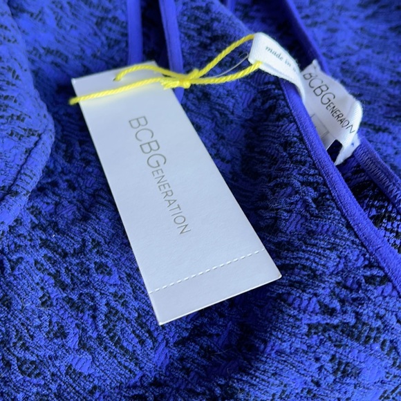 BCBGeneration Periblue One Shoulder Dress Size M/L - Picture 15 of 16